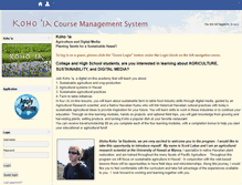 Tablet Screenshot of cms.kohoia.org